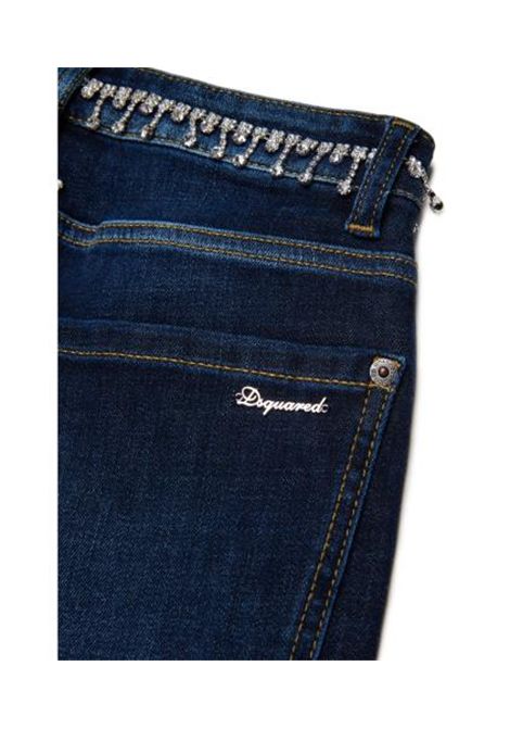 Jeans con applicazioni DSQUARED2 JUNIOR | DQ3442 D0AHYDQ01